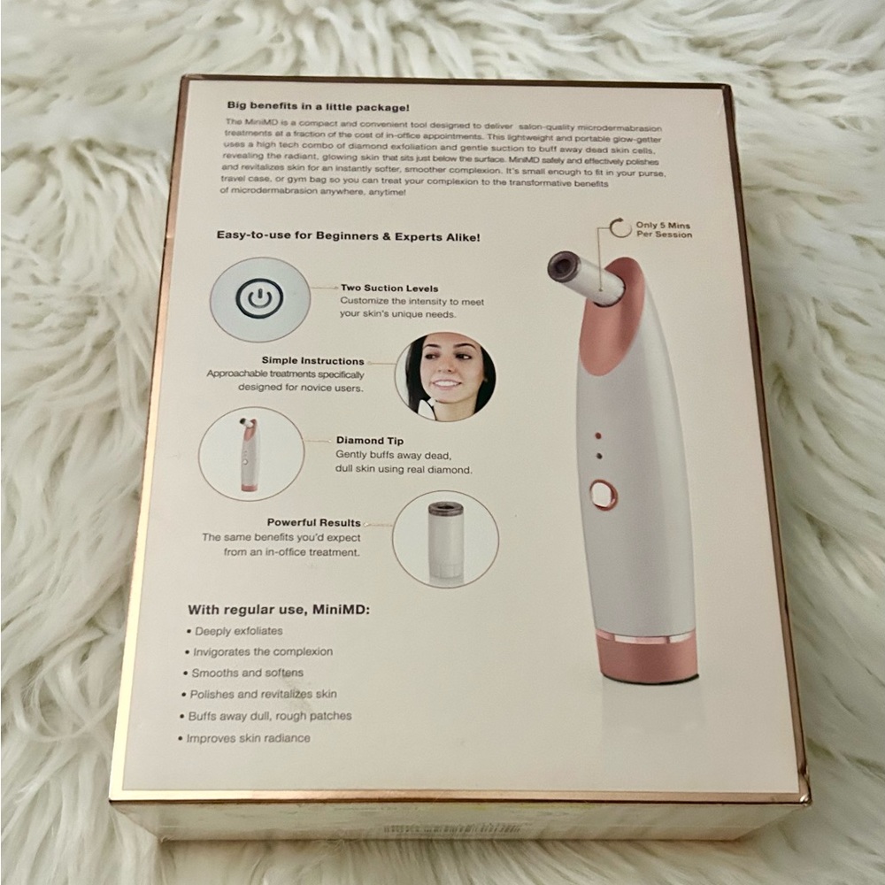 Microdermabrasion Machine-Handheld Trophy Skin MiniMD (New) MSRP $99.99 - Picture 2 of 4